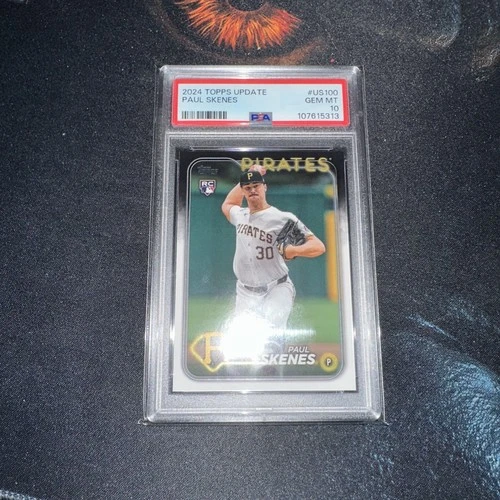 2024 Topps Update Series - Paul Skenes #US100 PSA 10 Pittsburgh Pirates RC