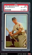 1953 Bowman #63 Gil McDougald Yankees PSA 6 - EX/MT