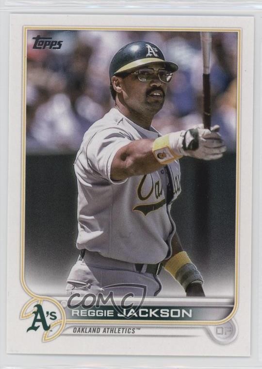 2022 Topps Update Legend Variation SP Reggie Jackson #US9 HOF 1f9f