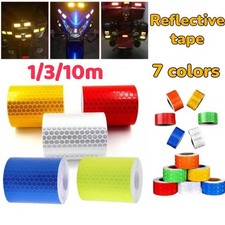 1/3/10m Reflective Tape Fluorescent Bike Bicycle Car Safety Reflective Stickers