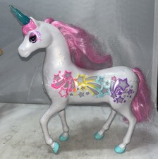 Barbie Dreamtopia Brush n Sparkle Unicorn with Lights and Sounds Magic Toy Works