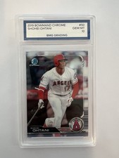 Topps 2019 Bowman Chrome Shohei Ohtani #50 BMG Grading GEM MT 10 Angels