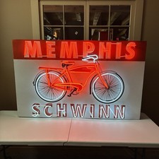 Schwinn Memphis Neon Collectible Bicycle Sign
