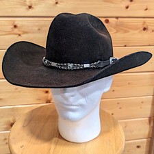 Resistol Self-Conforming Western XXX Wool Brown 57 7/8 Cowboy Hat Made in USA