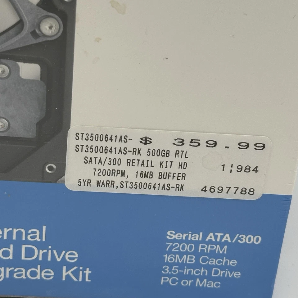 Seagate 160Gb ST3160318AS 8Mb Cache 7200Rpm SATA II 3,5" - Image 3 of 3