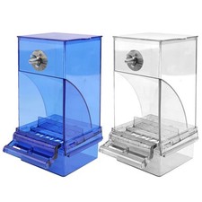 Bird Cage Automatic Food Seed Feeder No Mess Bird Feeder Container Acrylic