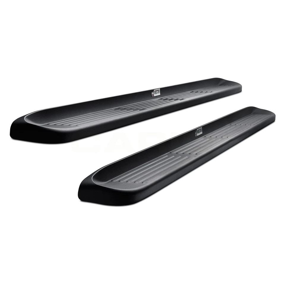 For Chevy C2500 Suburban 92-99 6" Molded Polymer Black Unlighted Running Boards — 第 3/4 张图片
