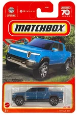 Brand new unopened blue 2022 Matchbox #38/100 MBX Highway Rivian R1T