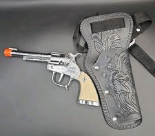 Halco Diamond H Laramie Cap Gun Revolver Pistol W/ Holster Replica