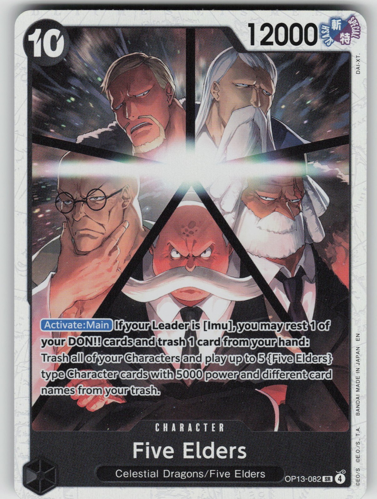 Five Elders OP13-082 Foil Carrying On His Will NM