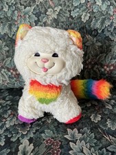 Mattel 1983 Rainbow Brite Kitty Cat VTG Retro Plush Stuffed Toy Hallmark Rare