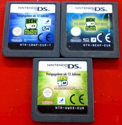 Ben 10 3 Spiele Konvolut Nintendo DS Schneller Versand!