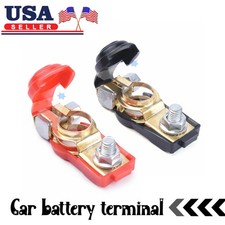 'Battery Terminal Connector Top Post Positive Negative Heavy Duty Universal lot