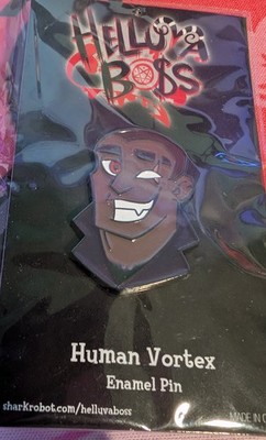 Helluva Boss Human Vortex Enamel Pin