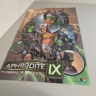 2000 Aphrodite IX 24x36 Poster Top Cow Image Comics David Finch Weems VTG
