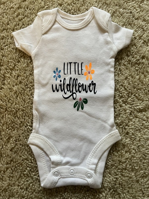 Little Wildflower Child Of Mine Made By Carters infant bodysuit