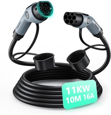 Typ-2-Ladekabel, 22KW 7M 32A Dreiphasiges E-Auto-Ladekabel Typ 2 auf Typ 2