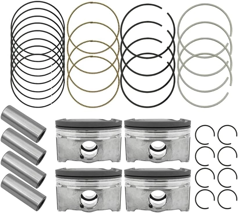 Pistons w/Rings Gasket For 07-13 Toyota Matrix Camry RAV4 Scion Lexus 2.4L 2AZFE Foto 4 de 4