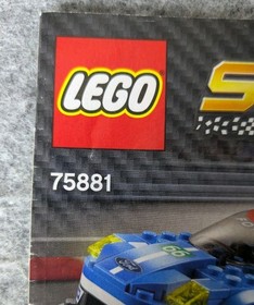 LEGO Speed Champions 75881 Ford GT & GT40 Instruction Manual 2017 Original