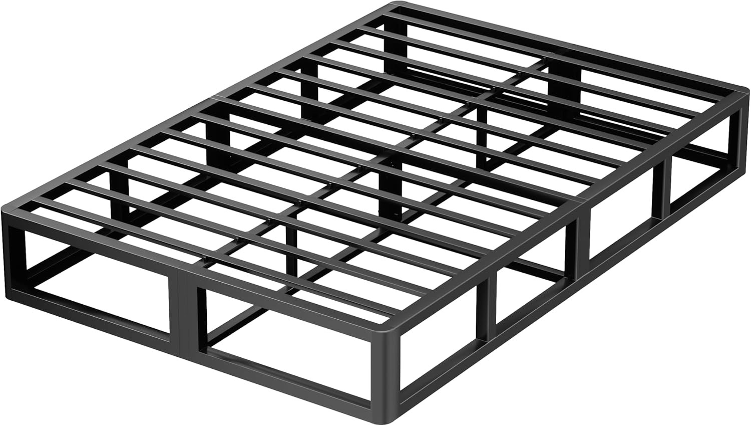 Round Corner Low Platform Bed Frames 3000 Lbs Heavy