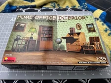 Miniart Home Office Interior & Office Accessories Kits 3ct. Plastic Model Kits