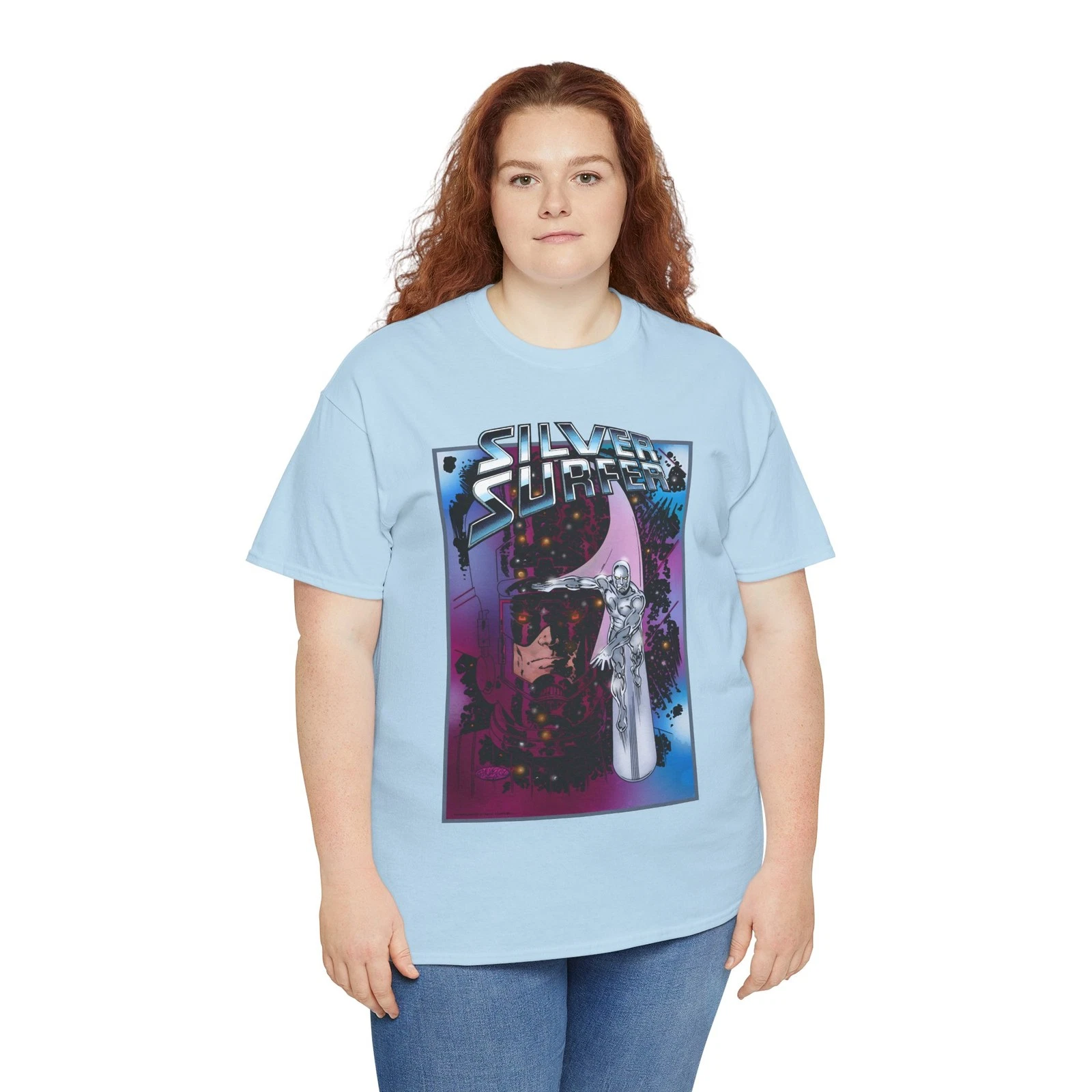 Silver Surfer & Galactus T-Shirt - John Byrne Art - Marvel Comics