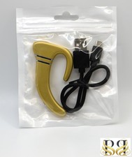 Ear Bluetooth Bone Conduction Headphones Stereo Wireless Earphone - Yellow