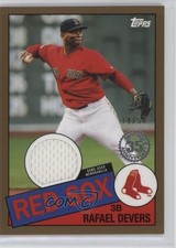 2020 Topps 1985 Topps Baseball Relics Gold 14/50 Rafael Devers #85R-RD 0d7h