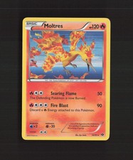 Carta Pokemon rara Moltres 14/99 Next Destinies Holo LP