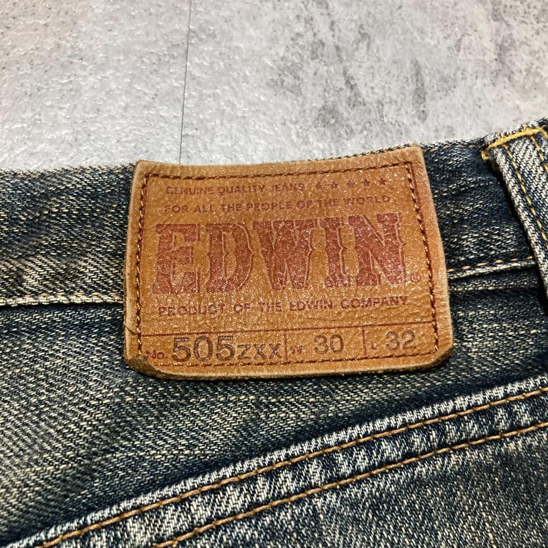 EDWIN] Made in JAPAN W30 505ZXX Regular Straight Selvedge