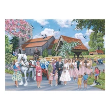 Country Wedding 1000 Piece Jigsaw Puzzle HOP New