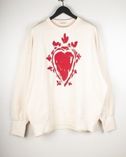 Original Alexander McQueen Heart Men Oversized Jumper Size XL/2XL B212