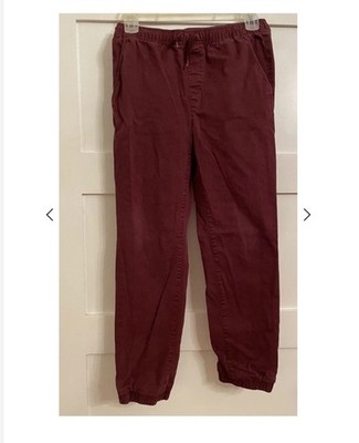 Old Navy Boys casual xxl 18 husky elastic waist/cuff pant maroon