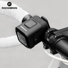 Rockbros 2in1 Bike Headlight With Electronic Horn Usbc Front Light Warning