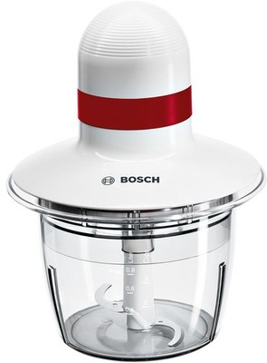 4242005099016 Bosch MMRP1000 electric food chopper 0.8 L 400 W Red, Transparent,