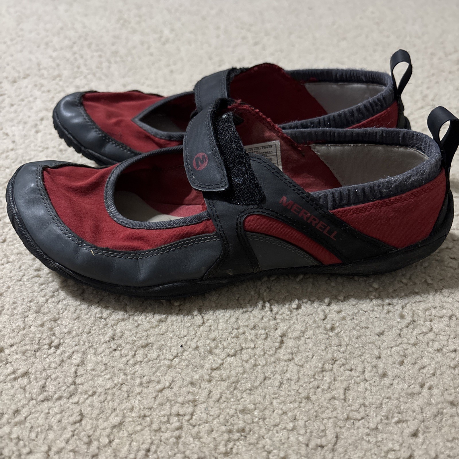 Scarpe Merrell donna taglia 6 5 puro guanto piedi nudi Mary Janes Lagen escursionismo