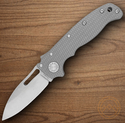 Demko AD20.5 Folding Knife 2.88'' CPM-3V Steel Blade Milled Titanium Handle 19286