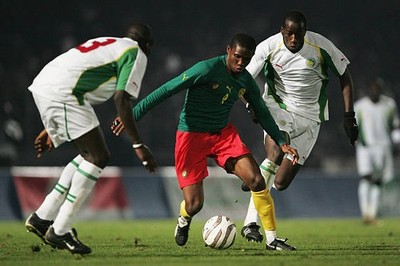 Samuel Eto'o of Cameroon at the International friendly match betw- 2005 Photo