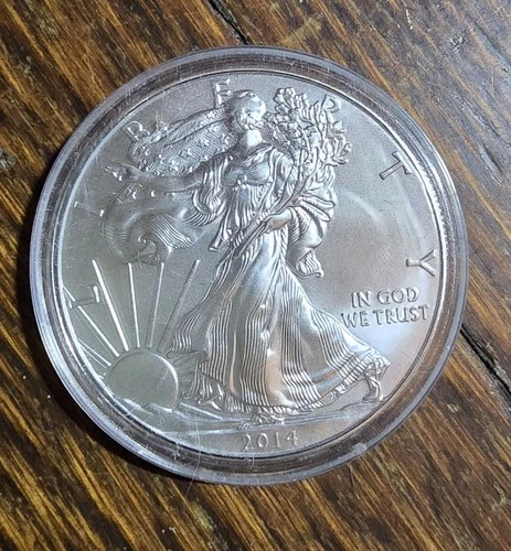 2014 1oz American Silver Eagle Coin (Brilliant Uncirculated)