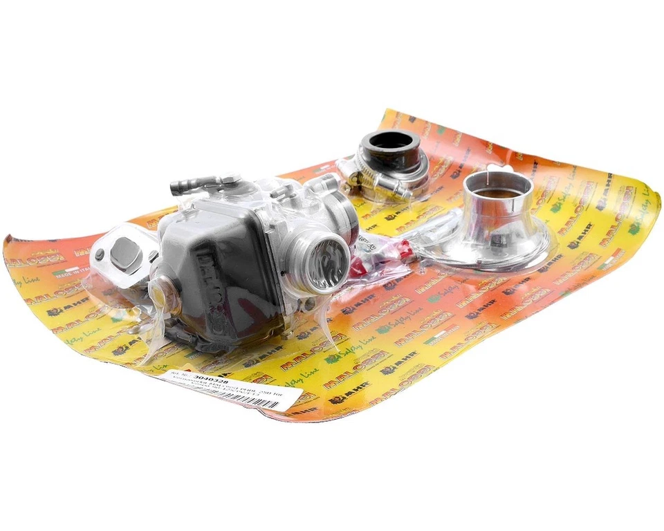 Vergaserkit MALOSSI PHBL 25 B, 2-Loch, passt für Vespa V50, V90, PV, ET3 Roller - Bild 3 von 3