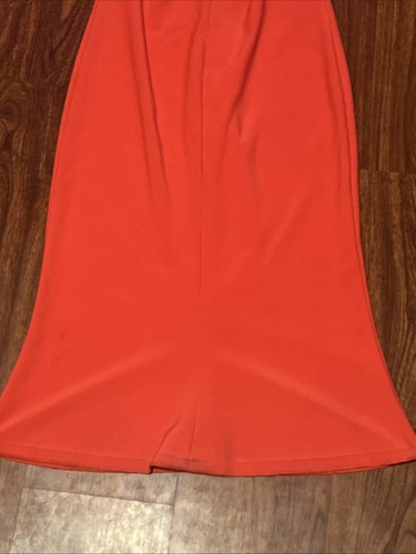 Lauren Ralph Lauren Red Cotton Stretch Sleeveless Stretch Dress Sz 6 A3 - Picture 2 of 9