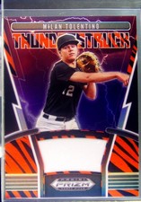 2020 Prizm Draft Picks Milan Tolentino /99 #TH-8 Thunderstruck Tiger Stripes
