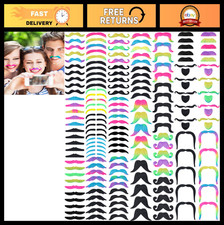 350 Pcs Self-Adhesive Fake Mustaches Stickers for Costume Parties Pranks