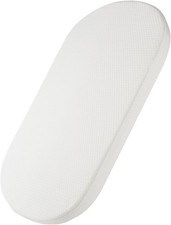 Mecc ecoh Baby Bassinet Mattress 33"x20"x2" Breathable Cover Water-Resistant