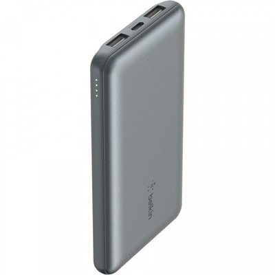 Powerbank Belkin BoostCharge Power Bank 10K 2xUSB-A + 1xUSB-C 10000mAh 15W Grau