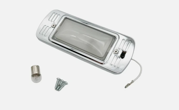 Dome Lamp Assembly 1947-1955 Chevy Pickup Truck Chrome Base LP51 - Изображение 3 из 4