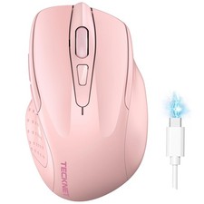 Wireless Mouse BT5.0/3.0 2.4G Rechargeable 4800 DPI Silent USB A Blueto...