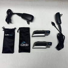 Lot Of 2 Cardo Scala Rider G4 Intercom Units Only Untested Like New