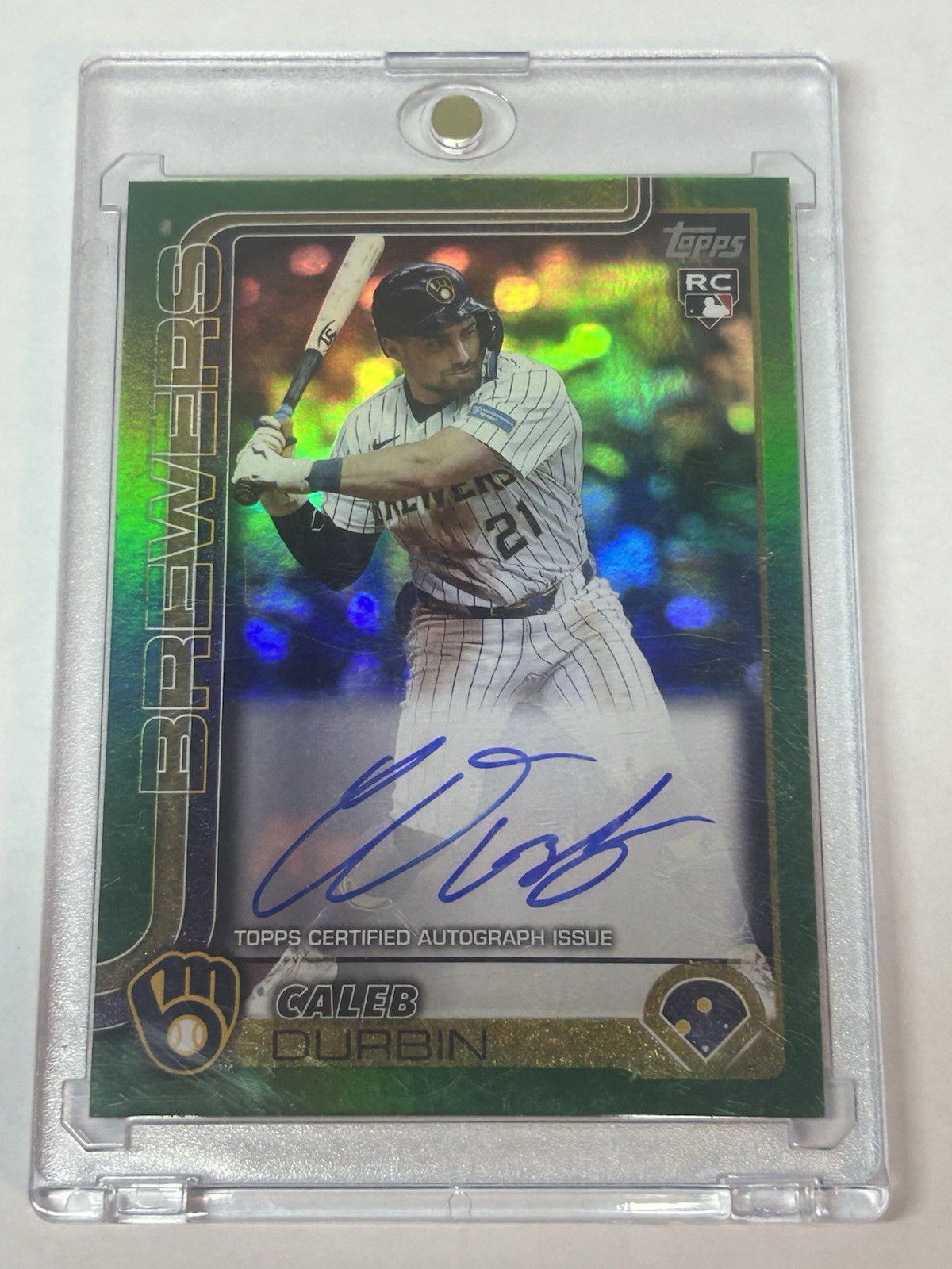 2025 Topps Update Caleb Durbin Real One Auto RC (On Card Auto) 90/99