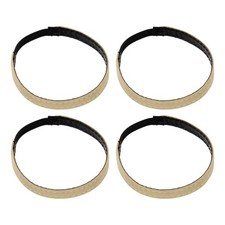 2 Pairs High Heels Shoe Straps Detachable Elastic Heel Strap, Suede Beige